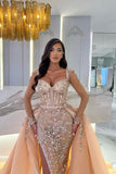 Niulatu Sweetheart Mermaid Evening Dress Overskirt With HZ1007