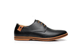 Niulatu Men Leather Shoes Casual Lace-up Shoes Black Brown Flat Cheap Leather Loafers Oxford shoes 779 DJSE