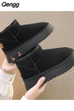 Niulatu Women's Slippers Winter Plush Warm Shoes Unisex Indoor Outdoor Flip Flops Casual Shoes Zapatos De Mujer DJSE