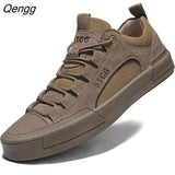 Niulatu Genuine Leather Men Shoes fashion Loafers Luxury Men's Casual Shoes Lace up comfortable Outdoor Men Sneakers shoes DJSE