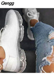 Niulatu Summer Outdoor Sports Shoes Multicolor Leisure Comfortable Lace Up Plus Size Casual Shoes women slip on DJSE