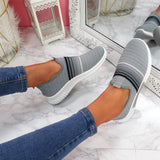 Niulatu Autumn Sock Knitted Women Sneakers Air Mesh Soft Female Vulcanized Shoes Casual Slip on Ladies Flat Candy Color Shoes New DJSE