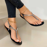 Niulatu Summer Women's Sandals Rhinestone Fat Bottom Female Clip Toe Shoes Outdoor Beach Ladies 2025 Fashion Sandal Woman New DJSE