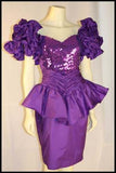 Niulatu Purple Short Prom Dress, Formal Evening Dress HZ0113
