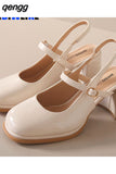 Niulatu Non-slip Round Toe Sandals Shoes Ladies Casual Summer Slingbacks Beach Elegant Shoes Korean Party Shoes Woman Design DJSE