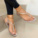 Niulatu Summer Women's Sandals Rhinestone Fat Bottom Female Clip Toe Shoes Outdoor Beach Ladies 2025 Fashion Sandal Woman New DJSE