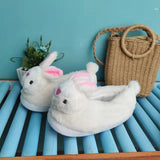 Niulatu Fashion Casual Cartoon Indoor Fur Plush Women Slides Couples Home Slippers Warm Cute Woman Man Slipper Winter Shoes DJSE