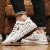 Niulatu White Sneakers Breathable Men's Sports Shoes Comfortable Outdoor Lace Up Walking Trainers Man Casual Sneakers Shoes DJSE