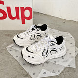 Niulatu Women 2025 Fashion Platform Vulcanized Shoes 42 Autumn Breathable Women's Chunky Sneakers Size 41 Zapatillas Mujer DJSE