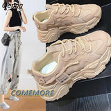 Niulatu Sneakers Women Fashion Comfortable Platform Vulcanize Shoes Autumn Lace Up Flats Casual Ladies Footwear Summer Basket DJSE