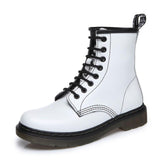 Niulatu Boots Women Genuine Leather Shoes For Winter Boots Shoes Woman Casual Autumn Genuine Leather Botas Mujer Female Ankle Boots DJSE