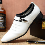 Niulatu men's business breathable leather white shoes zapatos de vestir para hombre luxury shoes men designers wedding shoes for men DJSE
