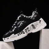 Niulatu Lovers Fashion Graffiti Sneakers Men Shoes Colorful Print Men Casual Sneakers Breathable Trainers Man zapatillas hombre DJSE