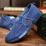Niulatu on Men's Casual Shoes Rubber Solid Mens Canvas Shoes Lightweight Waterproof Male Flat Casual Sneakers DJSE