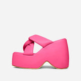 Niulatu Women's Wedges Slippers Platform Ladies Shoes 2025 Summer Fashion Thick Bottom Female Slipper Slides Woman Flip-flops New DJSE