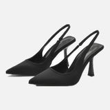 Niulatu for Women Summer 2025 Fashion Pumps Sandals Pointed Toe Thin Heels Sexy Ladies Shoes and Sandals Slip on Lolita Shoes Pump DJSE