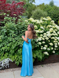 Niulatu Backless Long Prom Dress Evening Dress HZ1007