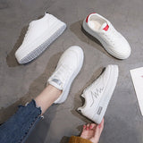 Niulatu Women's Shoes 2025 Summer Breathable Platform White Shoes Women Comfort Flat Shoes Ladies Casual Sneakers Zapatillas Muje DJSE