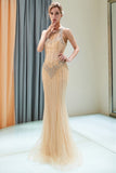 Niulatu Long Mermaid Jewel Tulle Evening HZ1007