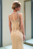 Niulatu Long Mermaid Jewel Tulle Evening HZ1007
