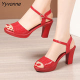 Niulatu Peep Toe Ladies Summer Shoes For Dress Women Wedge Heel Sandals High Heel Woman 2025 New Female Platform Sandals DJSE