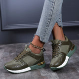 Niulatu 2025 New Women Casual Shoes Height Increasing Sport Wedge Shoes Air Cushion Comfortable Sneakers Zapatos De Mujer DJSE