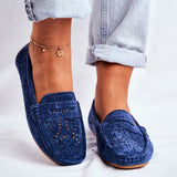 Niulatu Women Moccasins Shoes Ladies Slip on Loafers Casual Comfort Woman Sewing Suede Flats Female Soft Bottom Lightweight New DJSE