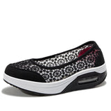 Niulatu Spring Summer Women Shoes Breathable Mesh Woman Flats Shoe Platform Ladies Sneakers Slip On Swing Ladies Footwear DJSE