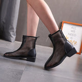 Niulatu Shoes for Women Zip Women's Sandals Summer Daily Sandal Round Toe Ladies Shoe Heels Female Zapatillas De Mujer DJSE