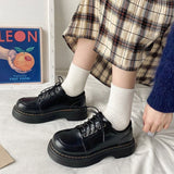 Niulatu Uniform shoes Jk Student Shoes Girls Women Kawaii Lolita Soft Girl Round Toe lolita Platform Mary Jane Shoes DJSE