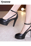 Niulatu Luxury Pointed Toe Office Lady Pumps Black Ladies High Heels Sandals 2025 Women Leather Office Shoes Summer Footwear DJSE