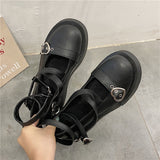 Niulatu lolita Shoes on heels shoes for women 2025 loli thick heel cross bandage women shoes kawaii cosplay Mary Jane shoes DJSE