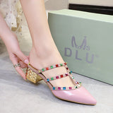 Niulatu Woman 2025 Summer Ladies High Heels Valentine Shoes Female Pointed Toe Pumps For Womens Shoe Zapatos Chaussure Femme DJSE