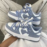 Niulatu Women Sports Shoes Vulcanized Sneakers Women's Flat Shoes Fashion Casuals Sneakers Walking Shoes Couple Outdoor Footwear DJSE