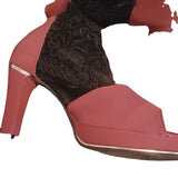 Niulatu prom wedding shoes Sandals with coarse heels spring and summer new European American waterproof mesh gauze shoes359 DJSE