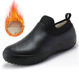 Niulatu New Men Shoes Kitchen Working Shoes Breathable Non-slip Waterproof Chef Shoes Casual Flat Work Shoes Water Shoes Rain Boots DJSE