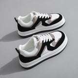 Niulatu Women Shos 2025 Spring New White Shos Fashion Breathable Casual Sport Shoes Ladies Non Slip Flat Running Shoes Zapatos De Mujer DJSE