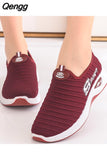 Niulatu Women's New Platform Sneakers Black Breathable Mesh Fashion Casual Women's Shoes Zapatillas Mujer Womens Shoes DJSE