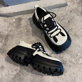 Niulatu Toe High Heel Women Mixed Colors Chunky Sole Platform Sneakers Shoes Women Pumps Goth Y2K Shoes DJSE