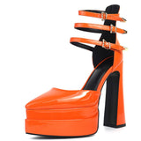 Niulatu Platform Brand Design Sandals Women High Heels Dress Party Luxury Female Shoes Pointed Toe Sexy Shoes For Woman DJSE