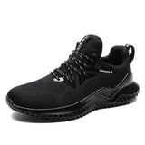 Niulatu New Korean Breathable Flying Weaving Sports Shoes Men Shoes Size 46 Youth Running Shoes DJSE