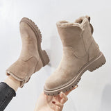 Niulatu Link Women Winter Snow Boots Warm Platform Shoes DJSE