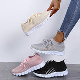 Niulatu Women's Casual Sneakers Flat Vulcanized Shoes 2025 Summer Trends Comfortable Breathable Mesh Walking Shoes Light Gym DJSE