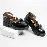 Niulatu literary Retro Women's Shoes Thick Bottom Mori Girl Japanese Mary Jane Single Shoes College Style DJSE