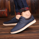 Niulatu New Men's Shoes British Style Retro Leather Boots Men's Fashion Casual Shoes Trend Low-cut Tooling Shoes Men DJSE