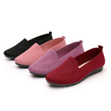 Niulatu Breathable Sneakers Women Breathable Light Slip on Flat Casual Shoes Ladies Loafers Socks Shoes Women Zapatillas Mujer DJSE