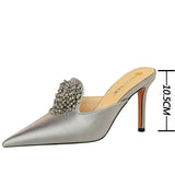 Niulatu Shoes New Woman Pumps Rhinestone Shoes For Women Heels Wedding Shoes Elegant Party Shoes Women High Heels Lady Stiletto DJSE