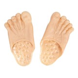 Niulatu Toe Slippers Trick Simulation Big Feet Shoes Women Men Bare Feet Barefoot Fairy Spoof Hulk Five-fingered Shoes DJSE