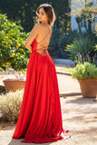 Niulatu Red Prom Dress Long Sleeveless With HZ1007
