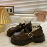 Niulatu shoes new thick bottom retro Mary Jane shoes Japanese JK uniform platform shoes college girls leather shoes women's shoes DJSE